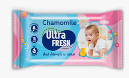 ULTRA FRESH влажн.салфетки (15шт) Baby