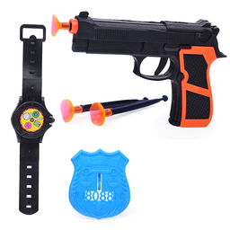 Набор полицейского "Патрульный" с присосками, значком и часами, в пакете