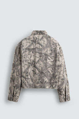 LEAF PRINT JACKET - Zara фото 8