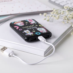 Набор наушники вакуумные и внешний аккумулятор 5000 mAh Единорог - Like me фото 8