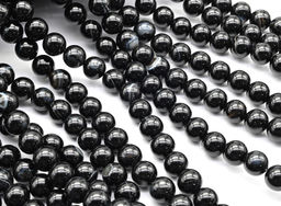 Бусины из агата глазкового шарик 10мм, 38см, 38 бусин Радуга камня