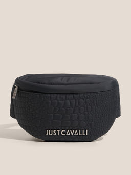 Мужская поясная сумка JUST CAVALLI JC INSTITUTIONAL LOGO Артикул 4415634, черный