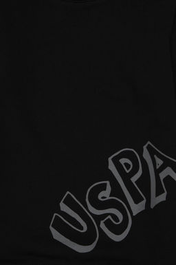Черный базовый свитшот для мальчика - U.s. polo assn фото 3