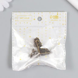 Цена за 10 шт. Уголок для шкатулок металл Узоры бронза 2,5х2,5х2,5 см - Арт узор фото 5