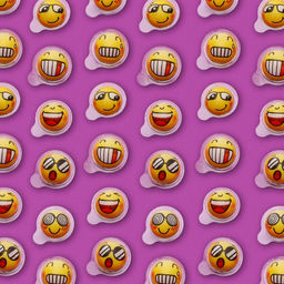 Цена за 40 шт. Жевательная резинка Смайлик с начинкой, 40 * 11,5 г - Simaland фото 3