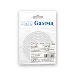 Канва KPL-03 Gamma пластиковая 100% полиэтилен d 7.5 см 10 шт круг малый фото 4