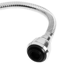 Смеситель для кухни ZEIN Z3498, гибкий излив, двухрежимный аэратор, латунь, хром