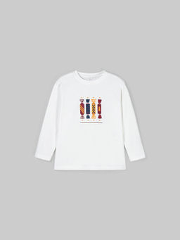 Лонгслив Пломбир с принтом