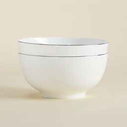 Салатники SL Home «Каскарон», 900 мл, d=16 см, набор 2 шт., костяной фарфор, белые