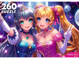 Puzzle 260 элементов "Аниме-девушки на дискотеке" (Х260-4546)