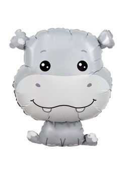 Воздушный шар фольгированный 30" «Бегемотик»