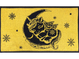 Полотенце махровое 6с104.411ж1 На луне(т.желтый) 67х40см