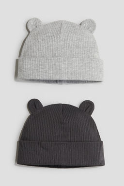 Pack de 2 gorros de canal? con orejas