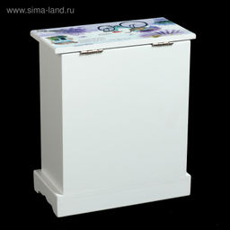 Шкатулка дерево комод 3 ящика+дверка Лавандовое поле 18,8х16,1х8,2 см - Simaland фото 7