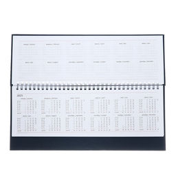 Планинг недатированный 100 х 300 мм, 56 листов, на гребне, обложка бумвинил, синий - Calligrata фото 4