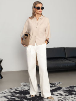 Блузка из плотного лиоцелла