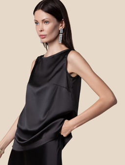 VILATTE / Топ из струящегося сатина