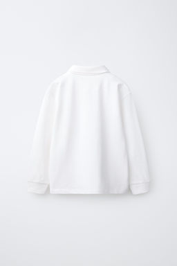 POLO LISO / Blanco - Zara фото 2