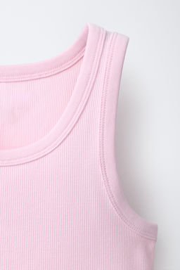 CAMISETA RIB NADADORA / Rosa - Zara фото 3