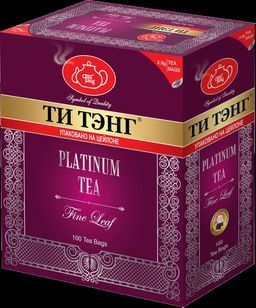 ТИ ТЭНГ. Платинум (черный) карт.пачка, 100 пак.
