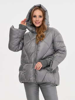 КУРТКА М-544 СЕРЫЙ - А+б коллекция фото 13