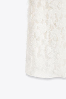 SOFT TOUCH LACE SKIRT - Zara фото 8