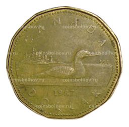 Монета 1 доллар 1987 года Канада
