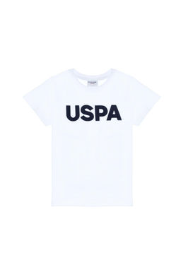 Erkek _ocuk Beyaz Basic Bisiklet Yaka Ti__rt Sepette S_rpriz _ndirim - U.s. polo assn фото 2