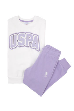 K_z _ocuk Lila E_ofman Tak_m_ Sepette S_rpriz _ndirim - U.s. polo assn фото 2
