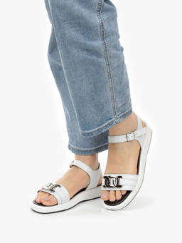 08-PED134-1 WHITE Босоножки женские (натуральная кожа)