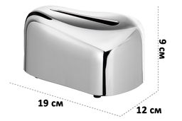 Органайзер для салфеток 19*12*9 см, металлик - Elan gallery фото 2