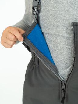 Полукомбинезон демисезонный серый 60-021 (134)