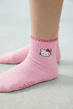 PACK TRES CALCETINES MEDIOS HELLO KITTY AND FRIENDS  SANRIO / Multicolor - Zara фото 6