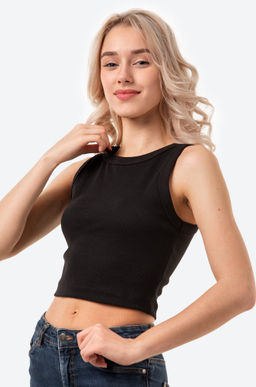 Базовый женский топ в рубчик Baykar