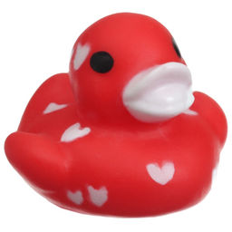 Резиновые игрушки для ванны «Уточки сердечки», в наборе 3 шт.