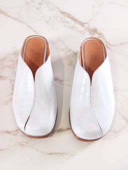 Сабо 3200.25294br.Белый ибица+коричневый