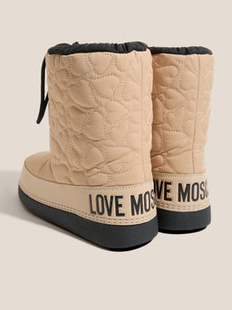 Женские дутики LOVE MOSCHINO SKI BOOT Артикул 4562725, бежевый  фото 5