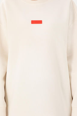Женский кремовый свитшот с круглым вырезом - U.s. polo assn фото 6