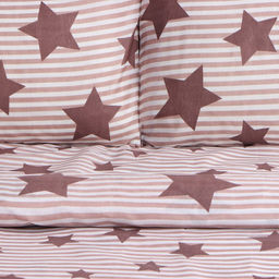 Постельное бельё 2 сп Экономь и Я Звёзды, 173х215см, 175х214см, 50х70см-2шт, 60г/м2, микрофибра  фото 5