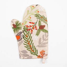 Набор кух. Доляна Bullfinch: варежка 20х27 см, прихватка 19х19 см, 100% хл  фото 2