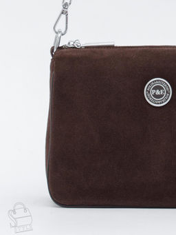 Сумка женская кожаная 1035CF d.coffee Polina&Eiterou в Новосибирске