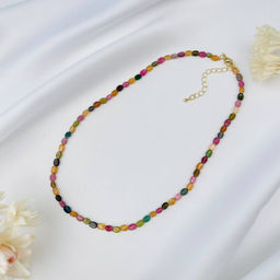 Чокер из Турмалина микс