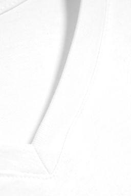 Camiseta boxy de cuello en V y manga larga - H&m фото 5