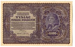 Банкнота 1000 марок 1919 года Польша
