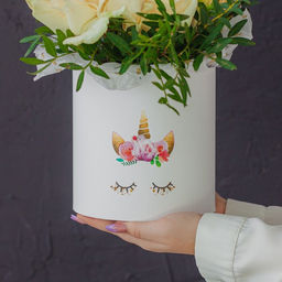 Подарочная коробка круглая Нежная, 15 15 см - Дарите счастье фото 5