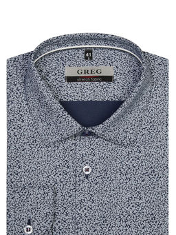 Сорочка мужская длинный рукав GREG 213/237/0047/ZN/1p STRETCH_V  фото 9