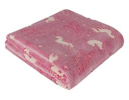 Покрывало-плед Единороги- светится в темноте!!! фланель-микрофибра 150*200 см. - Лен поволжья фото 5