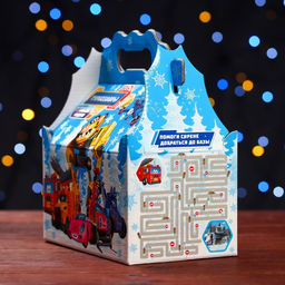 Цена за 5 шт. Подарочная коробка Турбозавры, Ларец , 20 х 12 х 17 см - Simaland фото 3