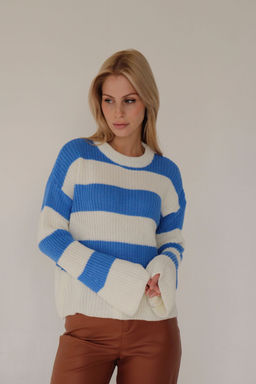 10413 Джемпер бело-голубой - Martichelli фото 25