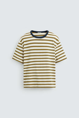 STRIPED JACQUARD T-SHIRT - Zara фото 6